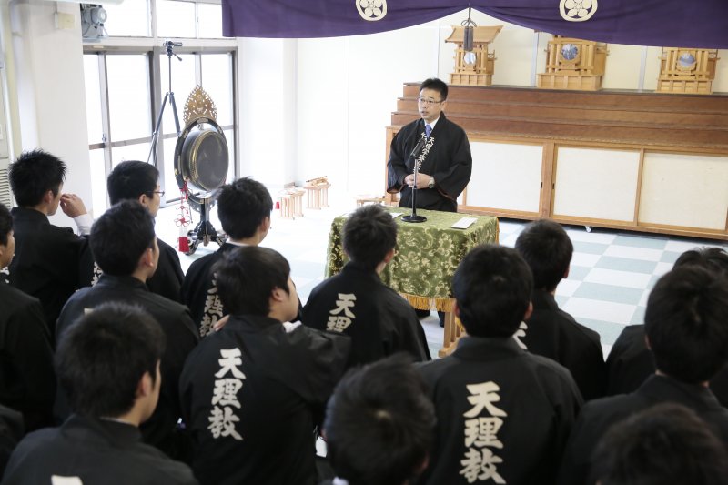 寮長先生より卒寮生に向けて餞の言葉